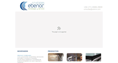 Desktop Screenshot of ebenor.com